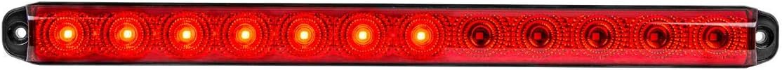 GG Grand General 87046 15 Inches Smart Dynamic Spyder Red/Red 12 LED Light Bar