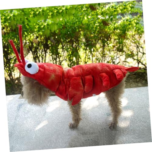 Disfraz de Langosta para Perro XL Rojo miniatura 3
