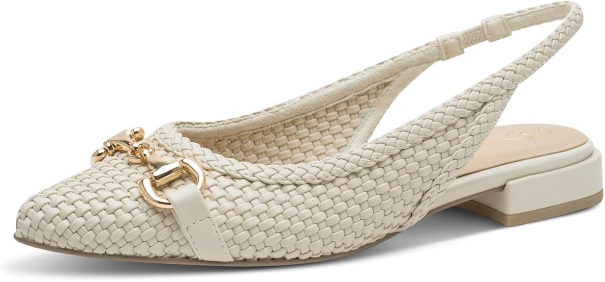 Marco Tozzi Ballerine da Donna Sintetico Morbido Plantare Feel Me Morbida Fodera alla Moda