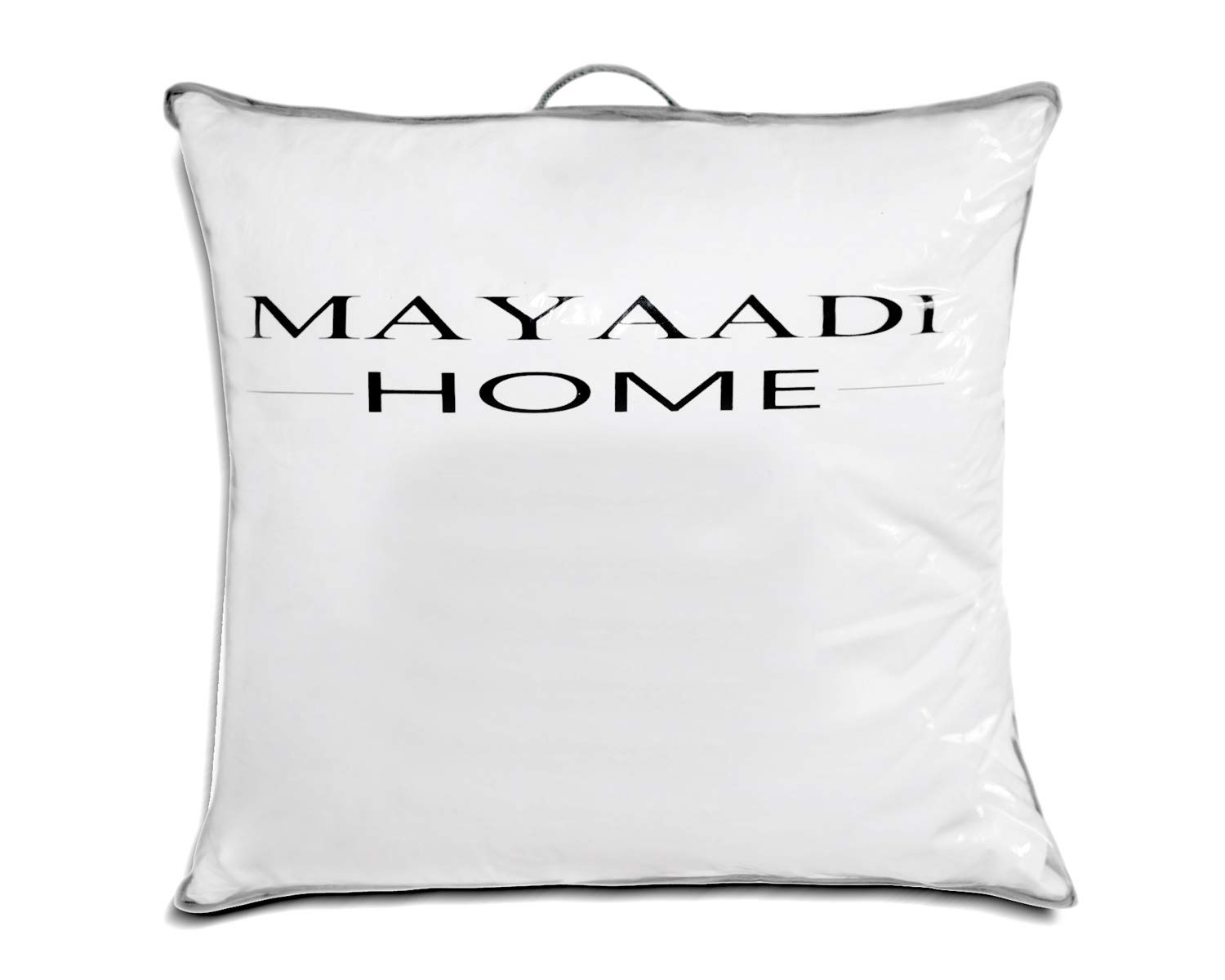 Mayaadi-Home 2er Set Kopfkissen 80x80 cm | 2000g Füllung, 70% Daunen 30% Federn | 100% Natur Bezug aus Baumwolle | Optimales Kissen zum Schlafen | HS6 Daunenkissen