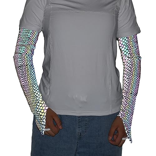 Manchettes compression cyclisme réfléchissant BaronHong effet holographique