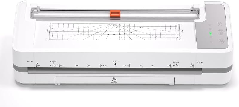 Laminator Machine,3-10 Mil Thickness Laminating Machine,Includes 30 Sheets for Office,School