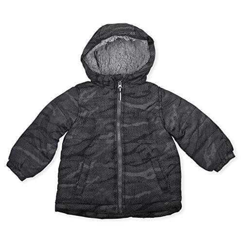 Image of Arctic Quest Boys' Bib Snow Pants and Ski Jacket Water-Resistant Snowsuit For Kids Winter Hooded Jacket, Black, 3T