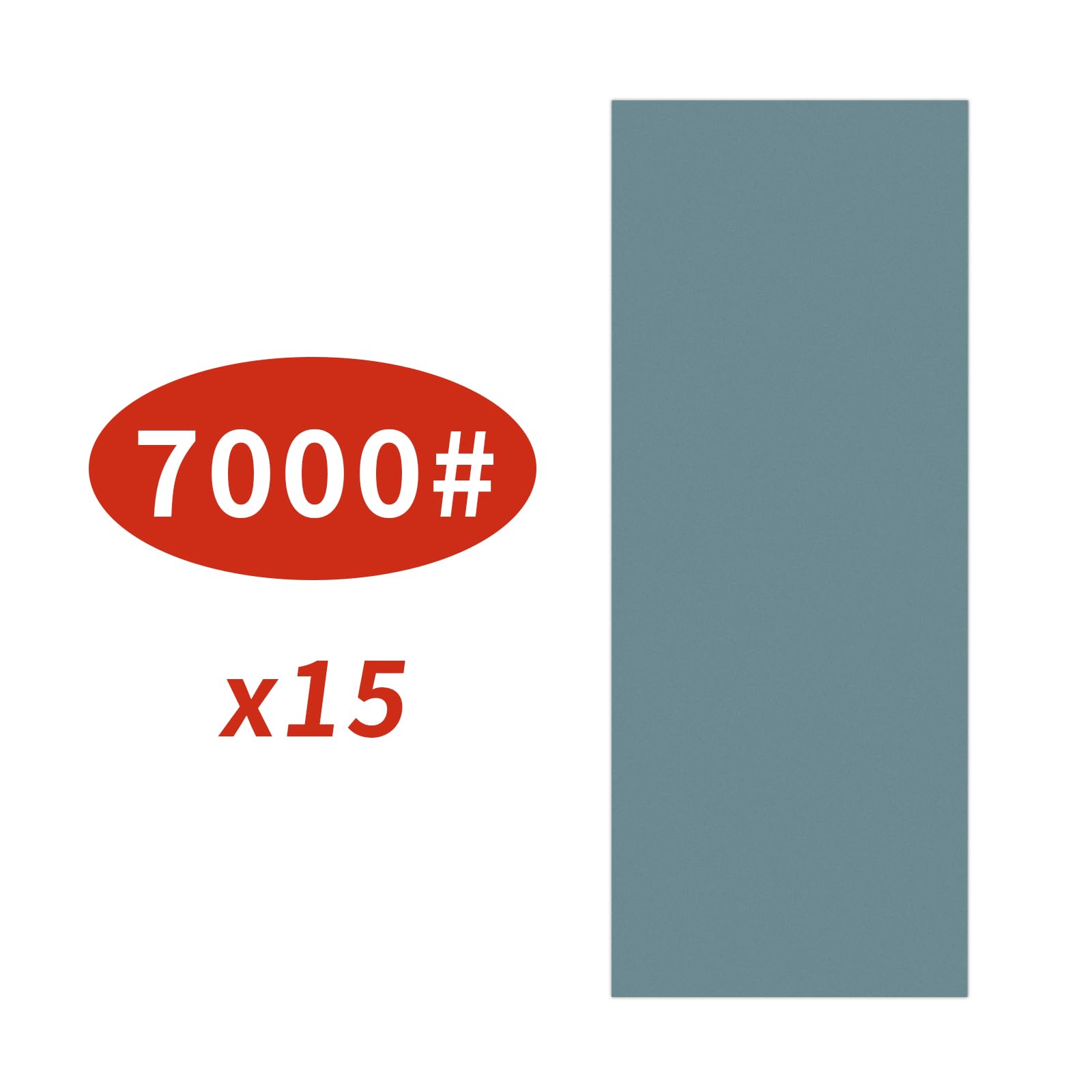 15 pcs 7000 Grit Sandpaper Set Wet and Dry Sandpaper for Wood Walls Metals Cars Sand Paper 9 x 3.6 Inch - Image 2