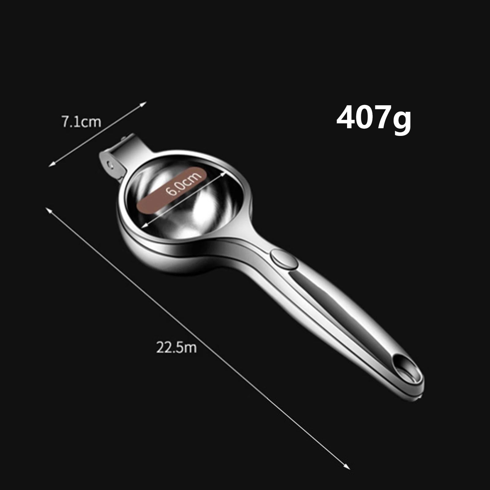 exprimidor, Exprimidor de cítricos acero inoxidable 304 con mango ergonómico(6.0cm)