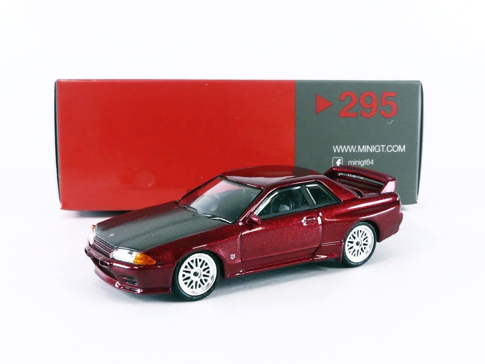 Amazon | MINI GT 1/64 ニッサン GT-R R32 レッドパール BBS LM