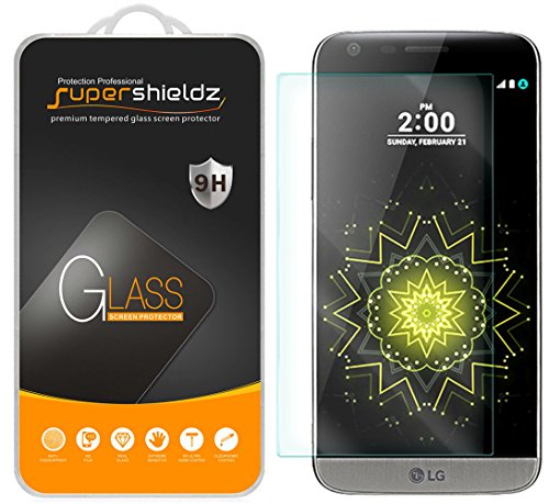 Supershieldz Designed for LG G5 Tempered Glass Screen Protector, Anti Scratch, Bubble Free