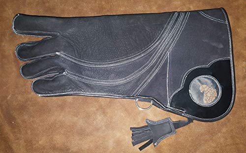 Guante de Piel de Nobuk premium con cinco capas de proteccion de 17 pulgadas