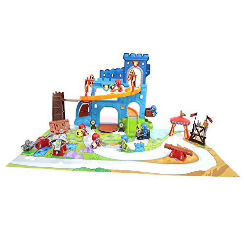 Mamatoy MMA53000  Mamatoy Asalto al Castillo  Castillo de juguete para niños, con caballeros y armas: ¡70 piezas y tapete de juego incluidos!
