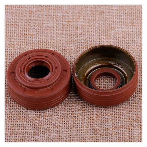 AOIUU LETAOSK - Juego de 2 sellos de aceite for motosierra H-u-s-q=-v-a-r-n-a 340, 345, 346XP y 350 (503 93 23 02)