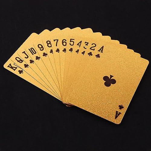 Vijiv 2 PCS Luxury Gold Poker Playing Cards Deck miniatura 7