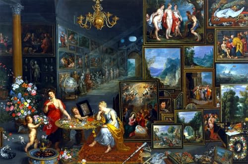 Affiche toile Jan Brueghel l'Ancien reproduction d'art haute définition portrait 60x90 cm