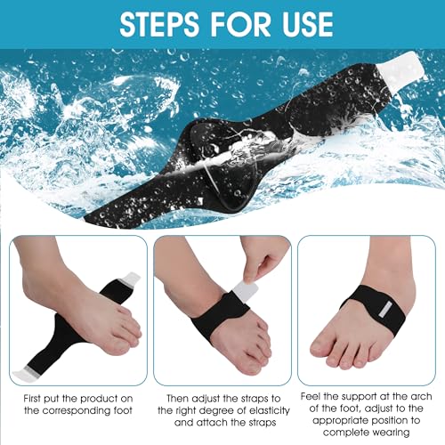 Arch Supportfor Plantar Fasciitis Relief, Arch Support and Soft Silicone Cushioning for Plantar Fasciitis Relief, Ideal for Plantar fasciitis patients (Black)4