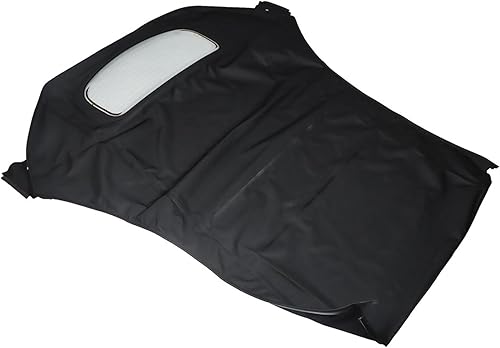 Miniatura 3 de Oxford superior suave convertible negro con ventana de cristal reemplazo para Beetle 2003-2010