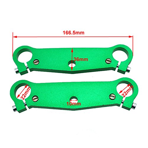 STONEDER Verde Forcella Anteriore Tripla Morsetti