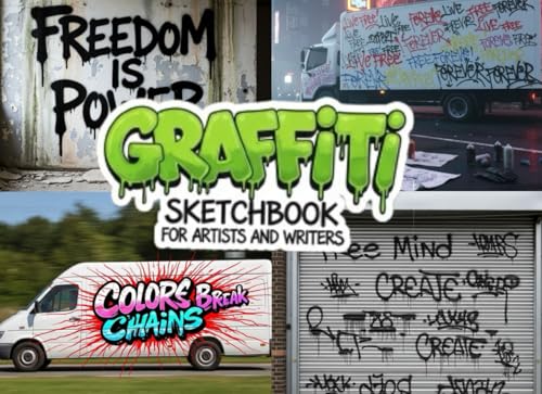 Graffiti Sketchbook for Artists & Writers: images of spots, walls, trains, trucks, cars,...