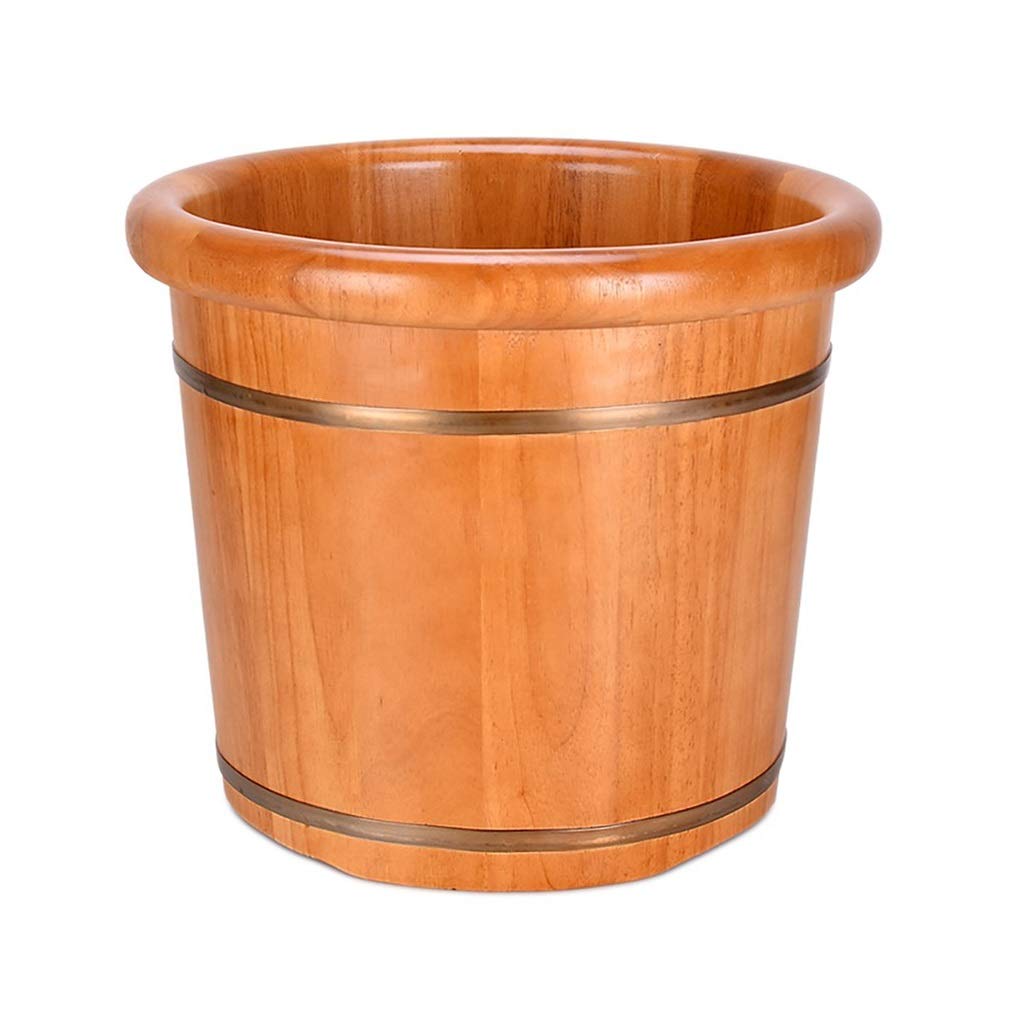 Secchio per Pediluvio,Accessori per Sauna Secchio per Sauna Secchio per Acqua,Vasche per Pediluvio in Legno Fatte A Mano,Barile Rilassante per I Piedi Anniversario Comfortable Anniversary