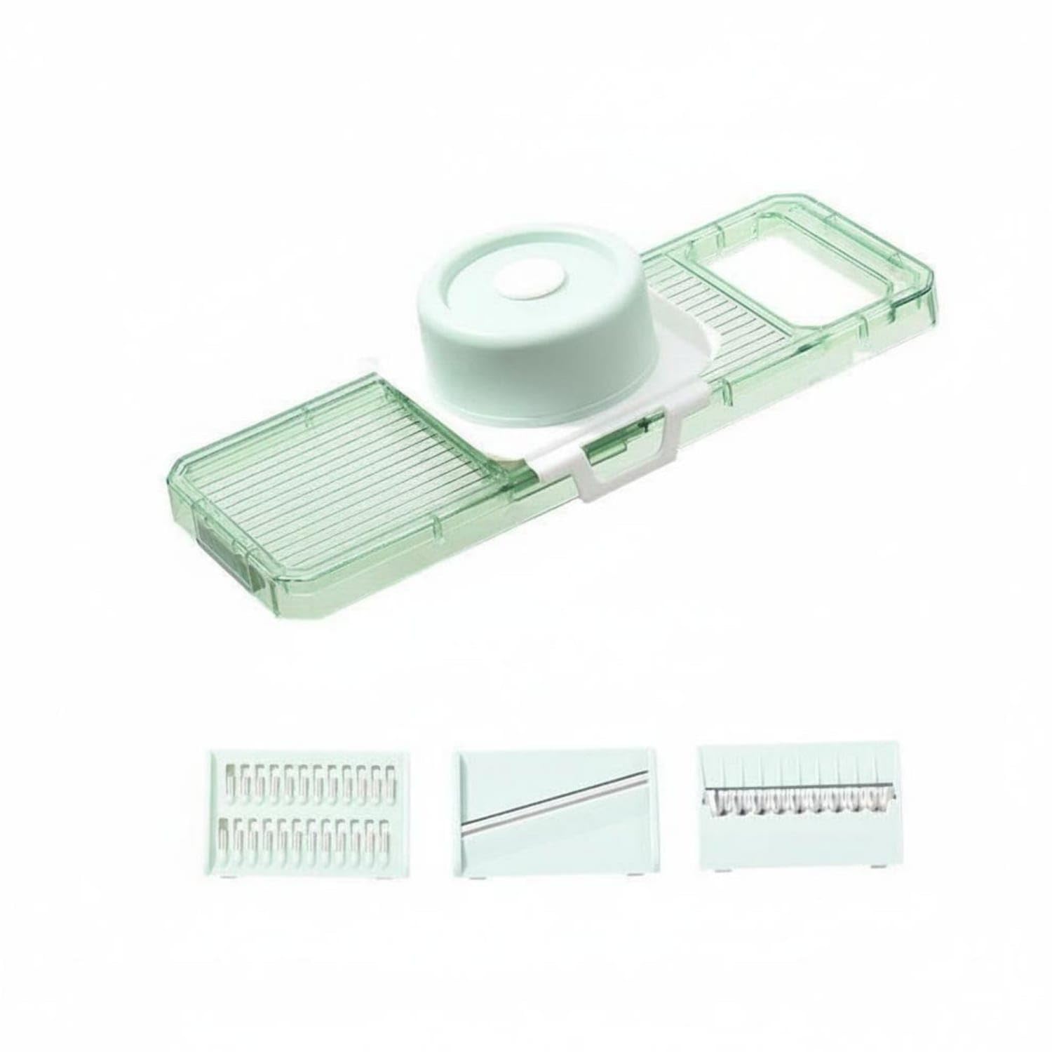 Multi-Functional Multifunctional Vegetable Cutter Inter | Multi-Functional Multifunctional Vegetable Cutter Interchangeable Chopper Safety Mandoline Grater Easy to Clean for Home-image-49