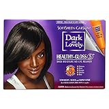 Dark and Lovely Healthy-Gloss 5 Shea Moisture No-Lye Relaxer Kit, Super 1 ea (Pack of 2)