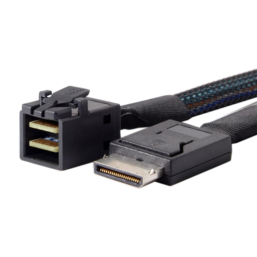 OCuLink PCIe PCI-Express SFF-8611 4i na SFF-8643 kabel danych SSD, aktywny, 50 cm, NF-SF-020-0,5 m