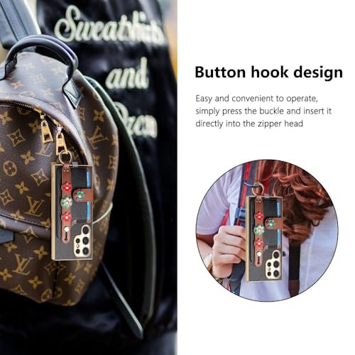 Coque Samsung A53 5G fleur 3D avec finitions galvanisées premium et bague de maintien kaki