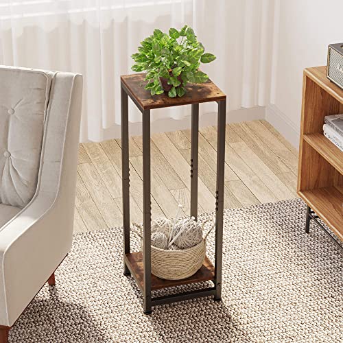 Ffpopu Tall Plant Stands Indoor ,2 Tier Pedestal Stand, Corner Plant Stands For Indoor Plants Multiple, Small Side Table For Indoor Plants, Tall Plant Table #TOP4