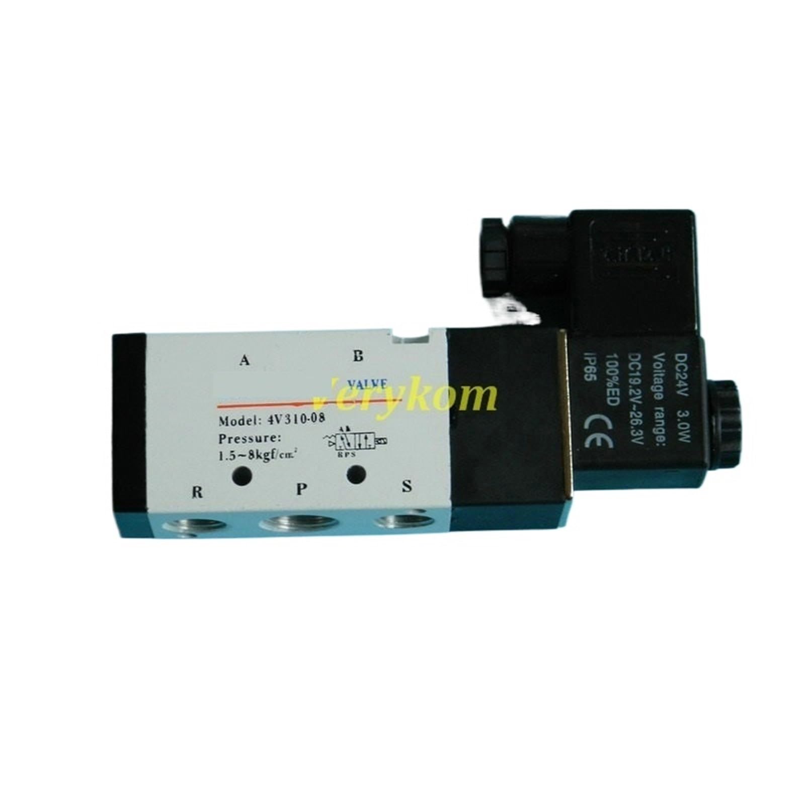 Électrovanne pneumatique 4V310-08 1/4 distributeur air comprimé 2/5 voies