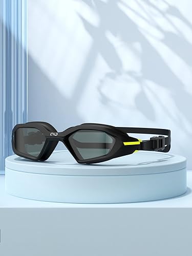 Miniatura 6 de COPOZZ Gafas de natación para hombre, gafas de natación antivaho sin fugas, protección UV para hombres adultos