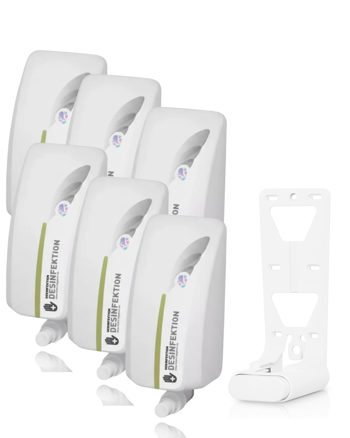 Lavela WC-Sitzreiniger SET 12.000 Anwendungen | 2 Spender + 6 Kartuschen à 1 Liter, 12.000 Anwendungen & Made in Germany