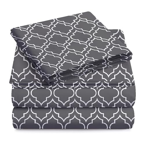 Reviews de Sabanas king size del mes. 44 Comfort Mills Juego de Sábanas King Size de 4 Piezas, Microfibra Suave 100% Poliéster, Sábana Plana, Sábana de Cajón y 2 Fundas