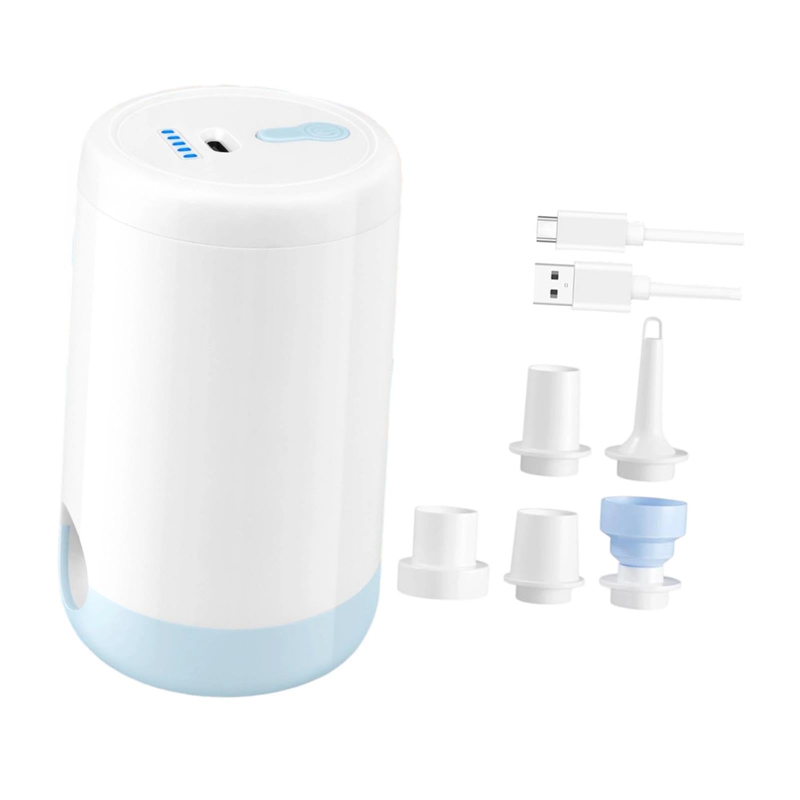 Sharplace Bomba de Aire Eléctrica, Inflador Y Desinflador, Multifuncional, para Uso Doméstico Y Exterior.