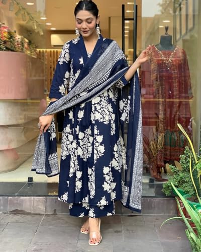 Image of ANNI DESIGNER womens Kurta with Pant & Dupatta