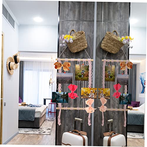 Support mural pour barrettes macramé idéal pour chambre de fille - 8