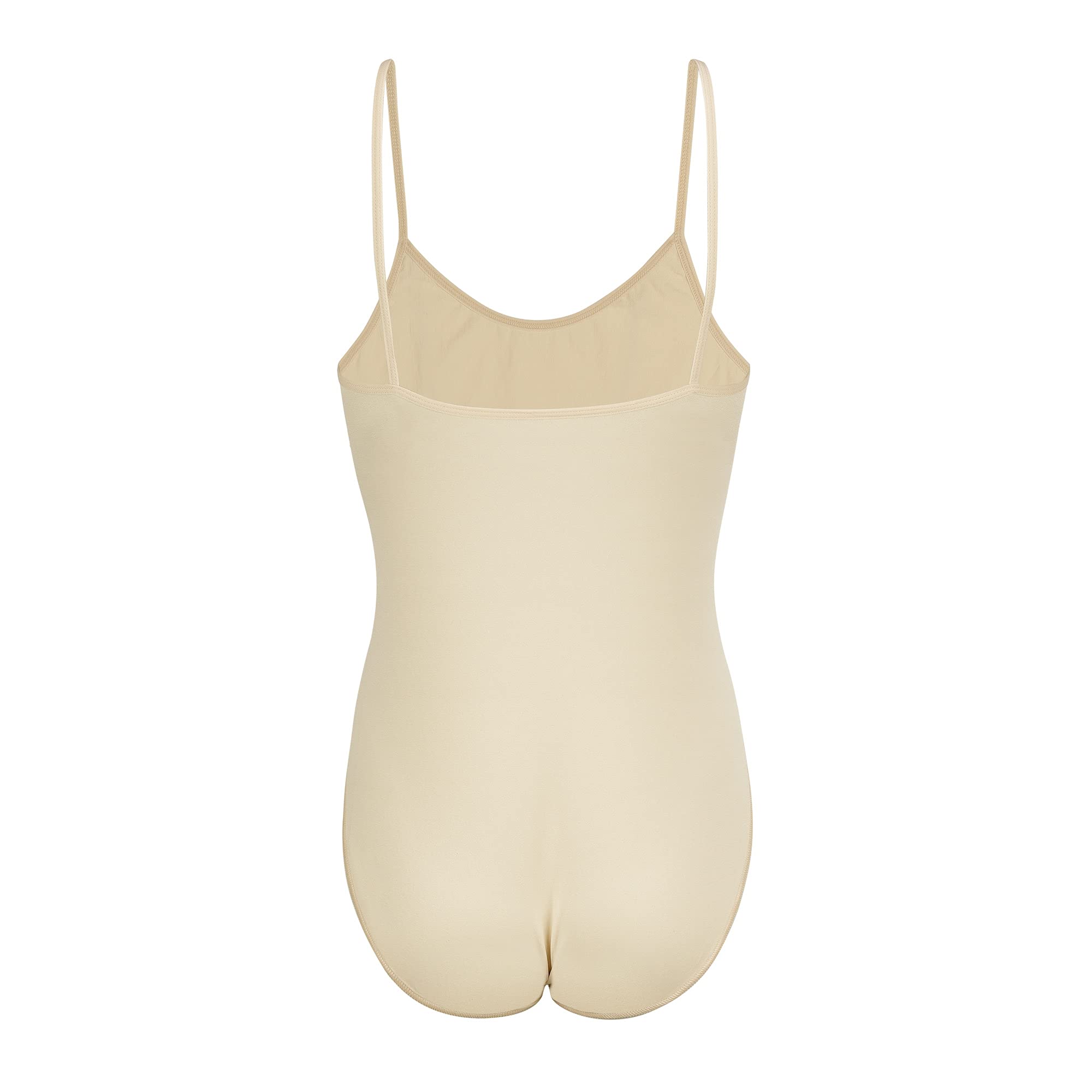 UnsichtBra Pack de 2 Body Mujer Microfibra | Body Ajustado con Tirantes Finos Tipo Spaghetti – Confort Ligero y versátil – Negro/Blanco/Piel