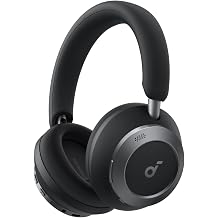 soundcore Space One Pro by Anker, Adaptive Active Noise Cancelling Headphones, Super Foldable Design, 60H Lossless Audio, Ultra-Fast Charging, Hi-Res Wireless Audio with LDAC Jet Black