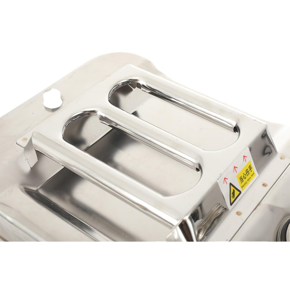 Benzinkanister 10L Kraftstoff Kanister Reservekanister Edelstahl 2,64 Gallone Kraftstofftank für Benzin Diesel und Andere Gefahrgüter, mit 35cm Ölrohrlänge Handschuhe