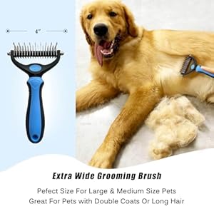 Deshedding-Dog-Brush-And-Metal-Comb-Cat-Brush-Dog-Brush-Undercoat-Rake-for-Dogs-Cats-Pet-Grooming-Brush-For-Shedding-Dematting-Pet-Hair-Removal-Tool-For-Long-Haired-Dogs - Cucciolini Doodles   Deshedding-Dog-Brush-And-Metal-Comb-Cat-Brush-Dog-Brush-Undercoat-Rake-for-Dogs-Cats-Pet-Grooming-Brush-For-Shedding-Dematting-Pet-Hair-Removal-Tool-For-Long-Haired-Dogs