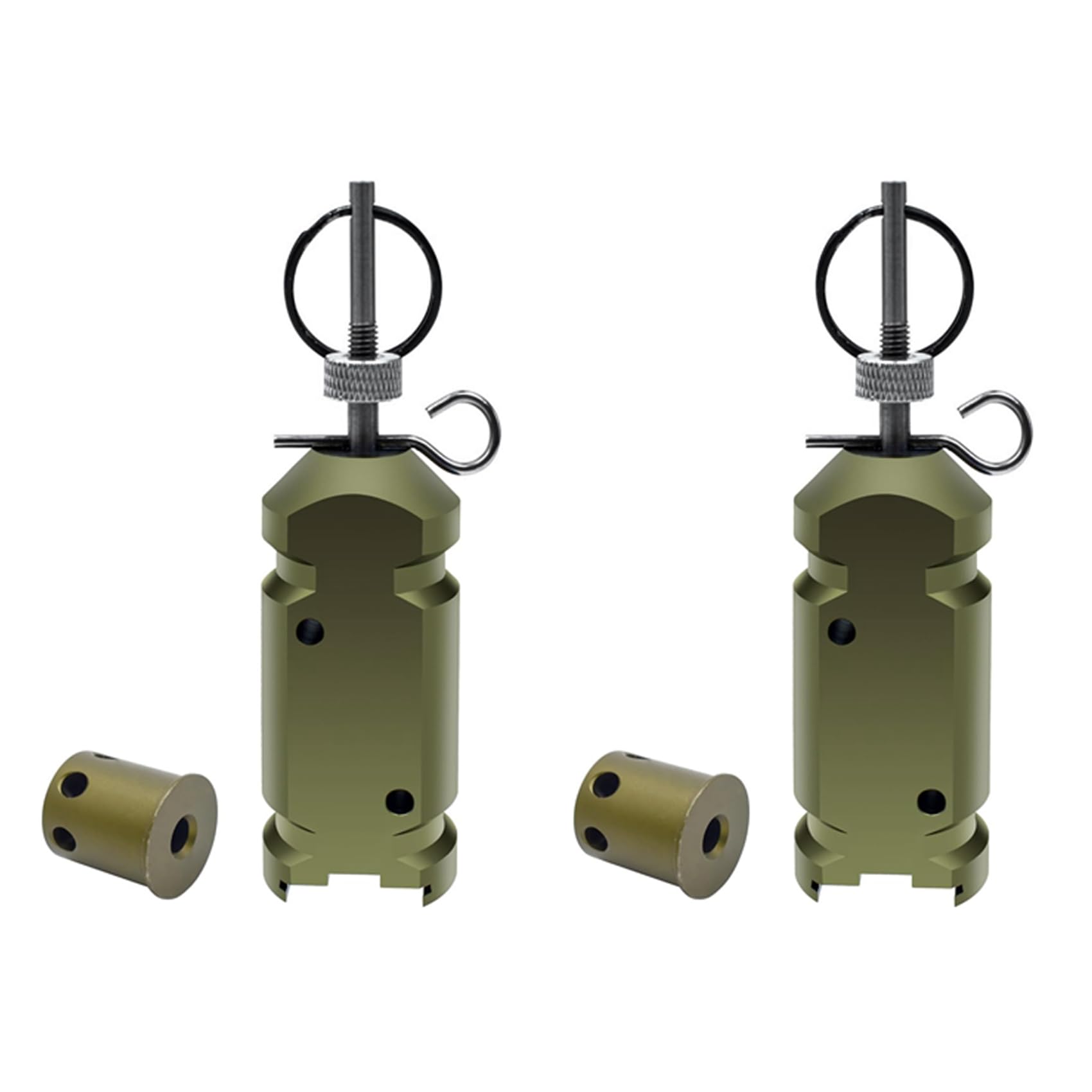Istovo Armygreen 2X Perimeter Trip Wire Alarm Device 12 Gauge Accessories With 22 Option Early Warning Security System