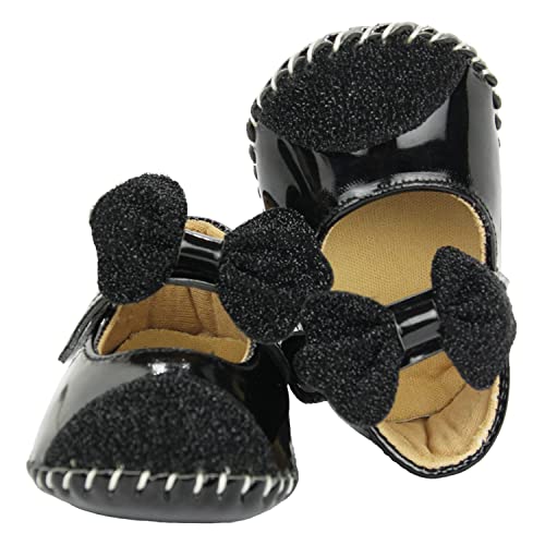 Image of Neska Moda 6 To 12 Months Baby Girls Synthetic Leather Self design Sandal Booties-BT1610