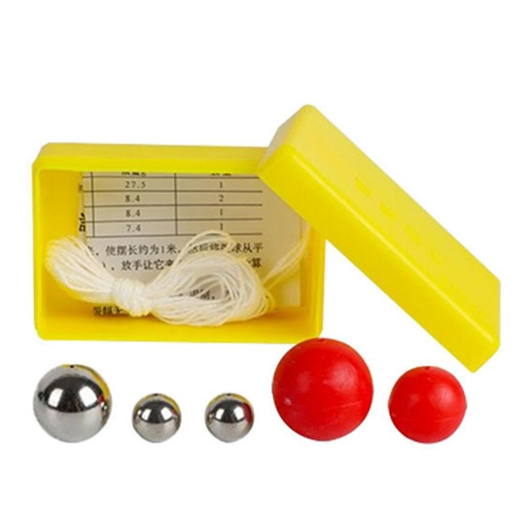 Juego de Kits de Experimento Bola de Oscilación de Laboratorio Equipo Educativo de Física Práctico de Ciencias Estructura en Metal