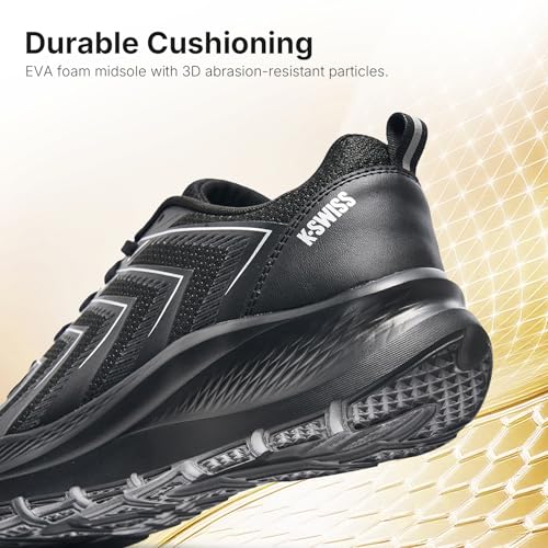 Image of K-Swiss Men's Mellow Running Shoe - Lightweight Fashion Sneaker Cross Training Shoe for Jogging Walking