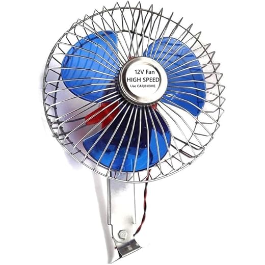 MarginPrice 12V High Speed Portable Fan for Car Truck Home U