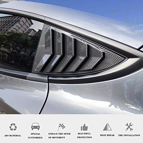 Tesla Model 3 Carbon Fiber Rear Window Cover - Sporty Upgrade