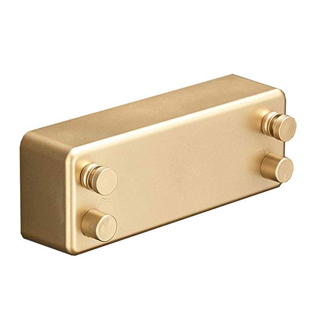 Generisch Diese Wäscheleine mit elastischem, tragbarem und verstellbarem Stahlkern ist ideal zum Wäschetrocknen auf Reisen, auf dem Balkon, drinnen und draußen und spart Platz. (Farbe: Gold, S)