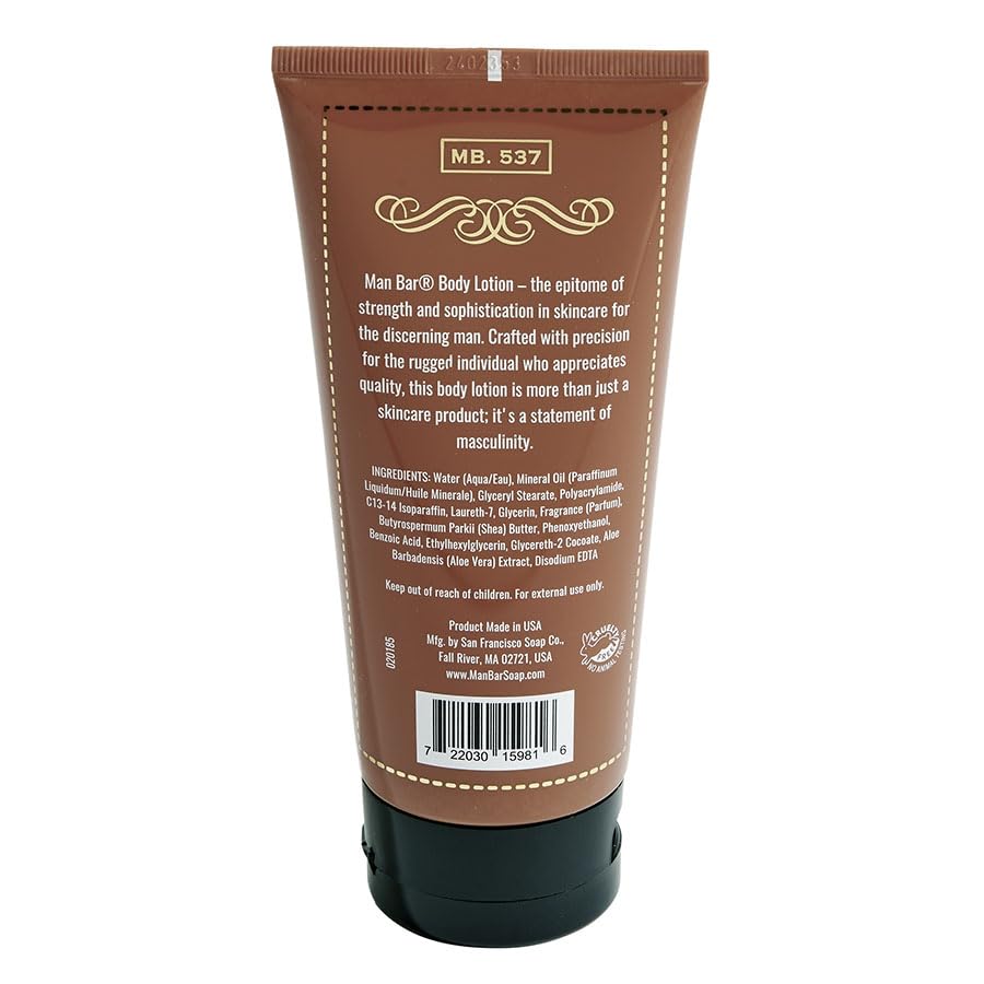 San Francisco Soap Company Man Bar Body Lotion - Spiced Tobacco