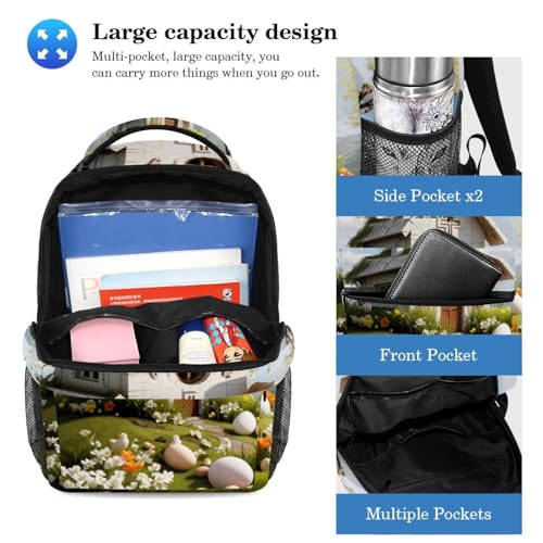 Sac à dos ergonomique 40cm et trousse pratique multicolore