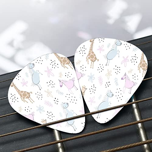 Lot de 12 médiators pour guitare électrique et acoustique Motif girafe - Les Beatles, Paul McCartney, John Lennon, RIngo Starr, George Harrison Lot de 12 médiators pour guitare électrique et acoustique Motif girafe – Image 8