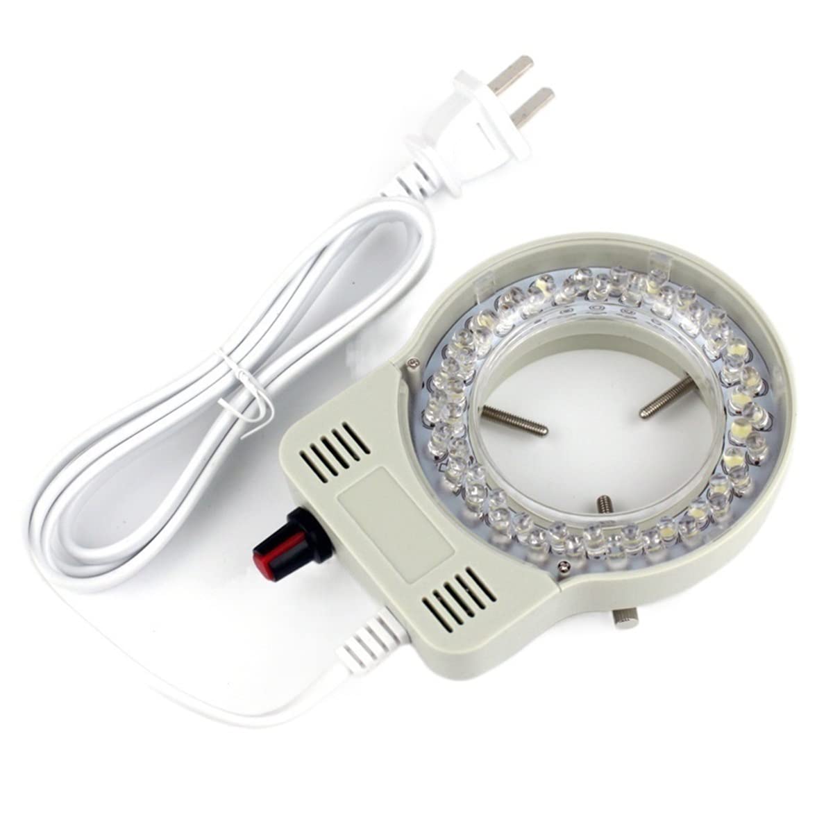 Handheld digital microscope accessories Adjustable LED Ring Light Illuminator For Stereo Microscope & Camera Microscope accessories (Color : White)