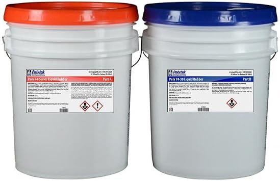 Polytek 74-30 Liquid Polyurethane Rubber 80lb Kit