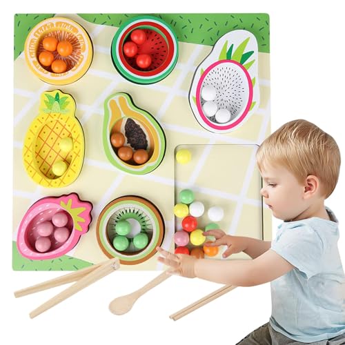Jouet éducatif interactif de fruits pour développer la motricité fine